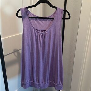 Beyove lavender loose fit yoga tank